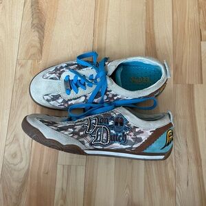 Von Dutch camouflage sneakers